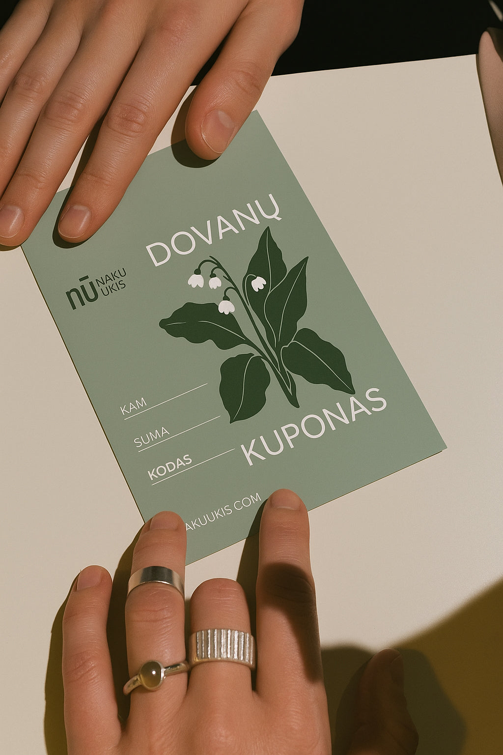 Fizinis dovanų kuponas